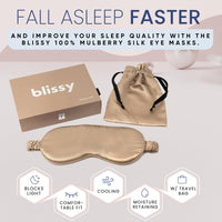 Taupe Silk Sleep Mask