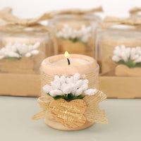 Wood Tealight Candle Holders