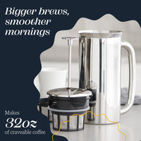 Polished Steel French Press (2)