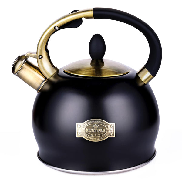 Black Whistling Tea Kettle