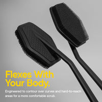 Charcoal Silicone Back Scrubber
