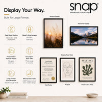 Black Wood Poster Frame (2)