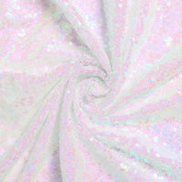 White Iridescent Table Runner