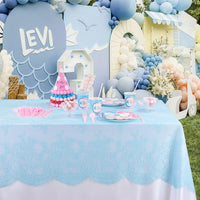 Blue Lace Tablecloth (Set of 5)