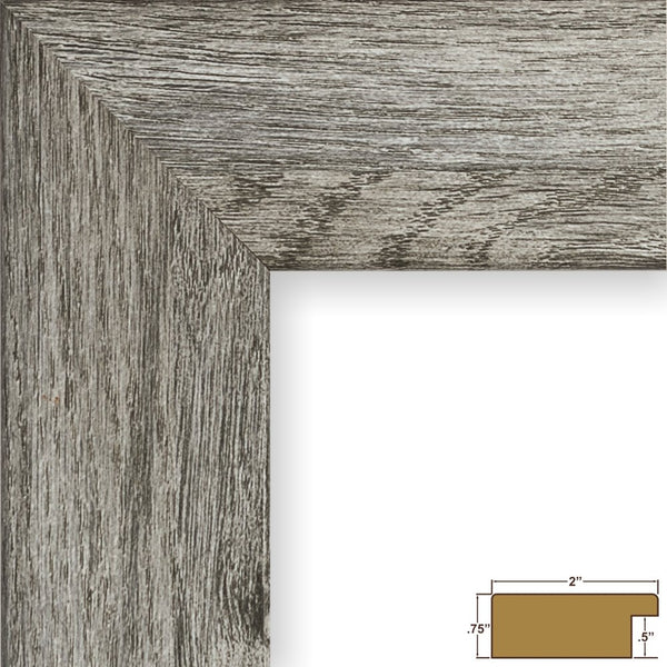 Gray Barnwood Picture Frame