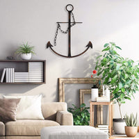 Black Anchor Wall Decor (Set of 2)