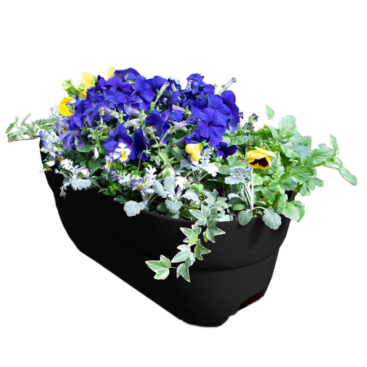Charcoal Railing Planter