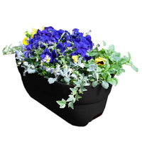 Charcoal Railing Planter