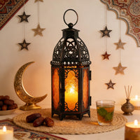 Amber Moroccan Lantern