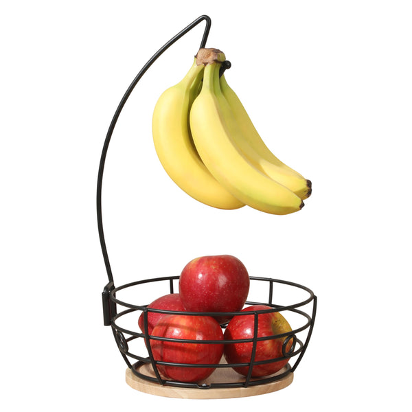 Black Fruit Basket with Hanger