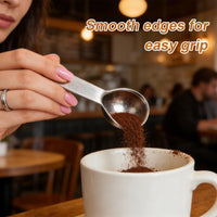 Steel Coffee Scoops (Set of 4)