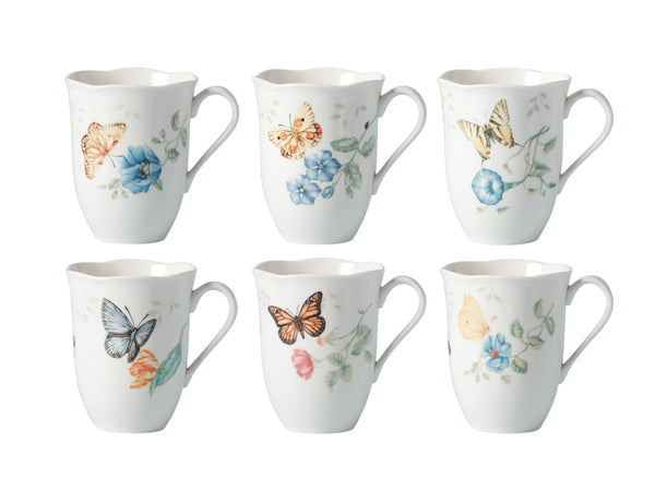 Butterfly Meadow Mugs (Set of 6)