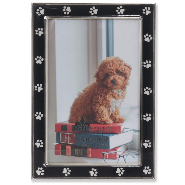 Silver Paw Picture Frame