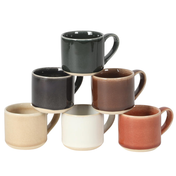 Reactive Glaze Espresso Cups (Set of 6)