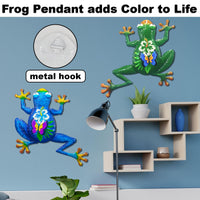 Metal Frog Wall Decor (Set of 2)