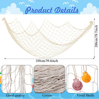 Nautical Fishing Net Decor (Set of 11)