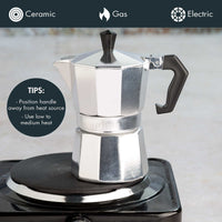 Silver Stovetop Espresso Maker