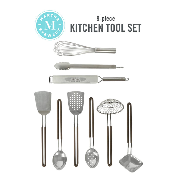 Stainless Steel Utensil Set (Set of 9)