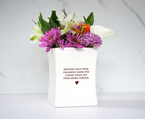 Small Square Keepsake Vase