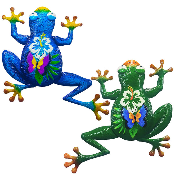 Metal Frog Wall Decor (Set of 2)