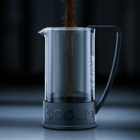 Black Borosilicate French Press
