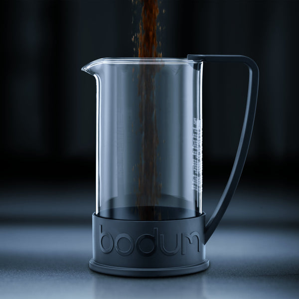 Black Borosilicate French Press