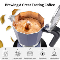 Blue Moka Espresso Pot