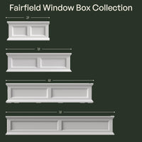 Grey Window Box Planter