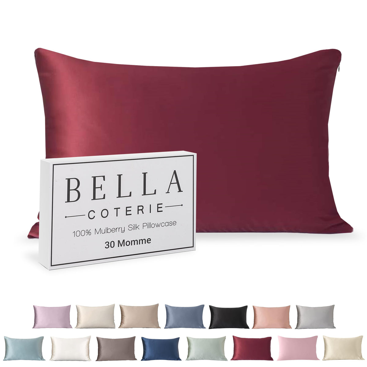 Merlot Silk Pillowcase