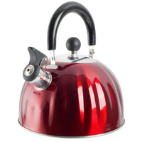 Metallic Red Tea Kettle