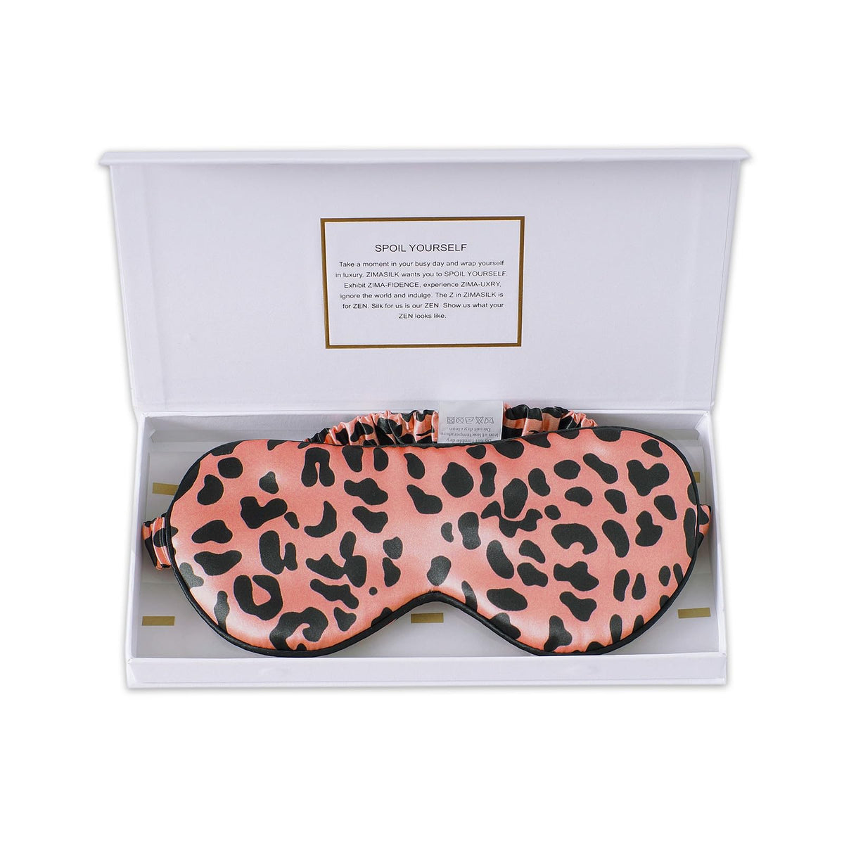 Leopard Silk Sleep Mask