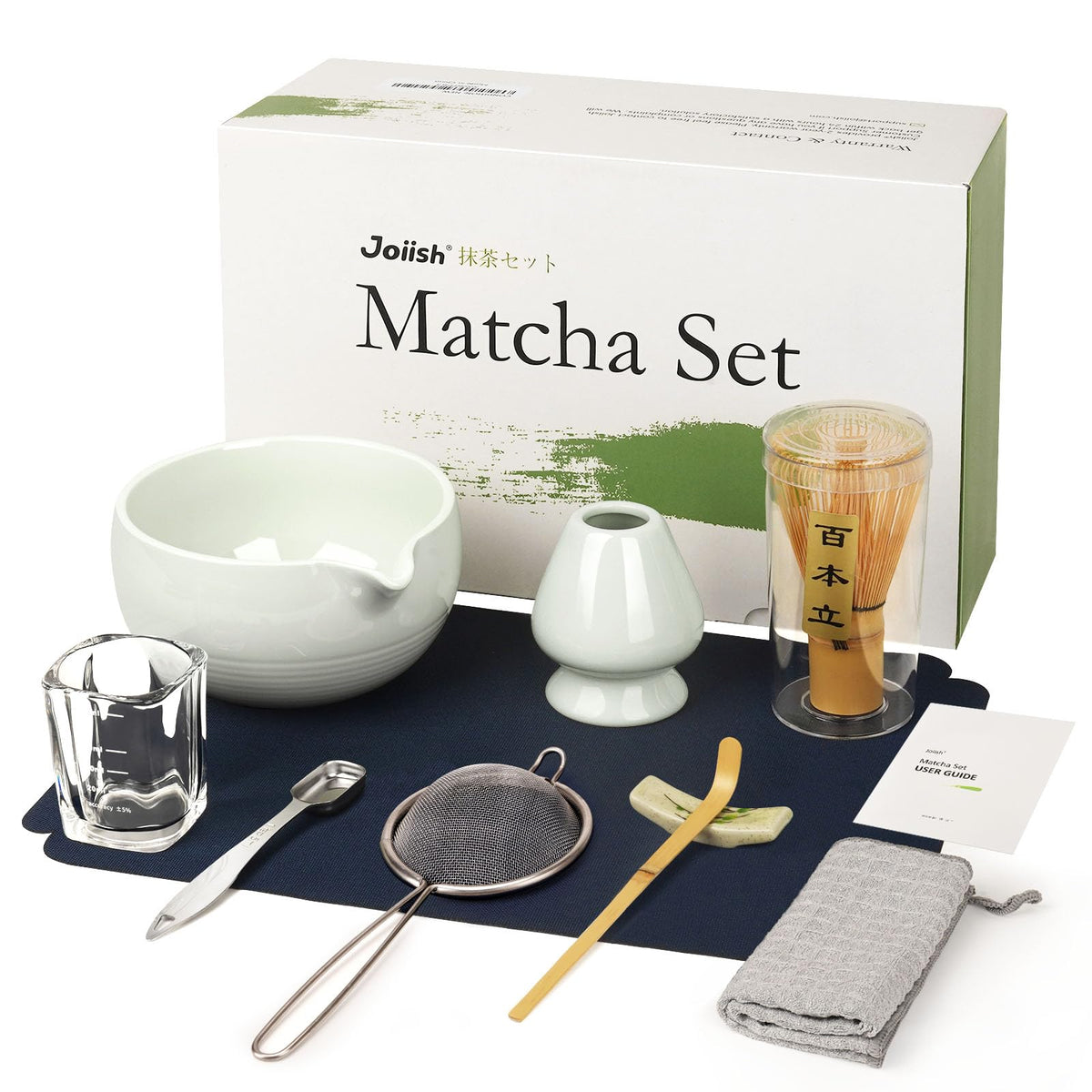 Gray Matcha Whisk Set (Set of 10)