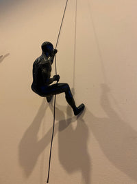 Black Climbing Man Wall Decor