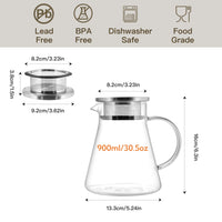 Clear Glass Teapot