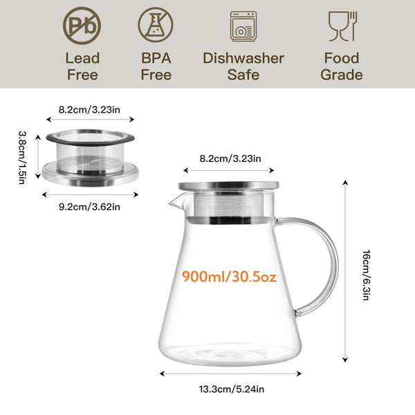 Clear Glass Teapot