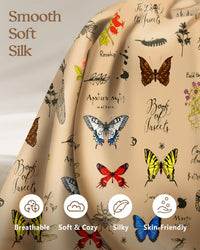 Butterfly Silk Pillowcases (Set of 2)