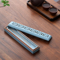 Blue Ceramic Incense Holder