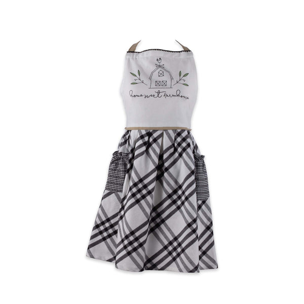 Black Farmhouse Apron