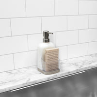 Gray Soap Dispenser Caddy
