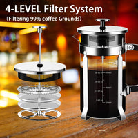 Glass French Press Coffee Maker
