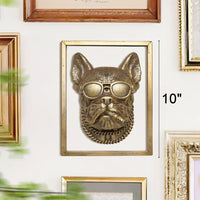 Bulldog Head Wall Decor