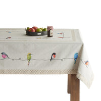 Birdies on Wire Tablecloth