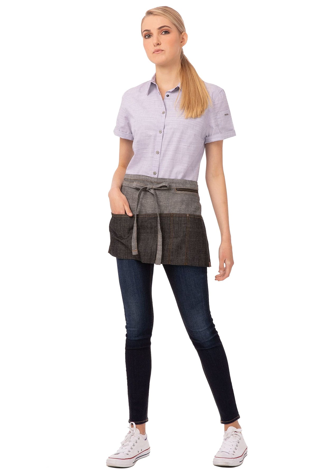 Black Waitress Apron