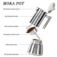 Stovetop Espresso Moka Pot