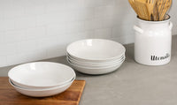 White Pasta Bowls (Set of 6)
