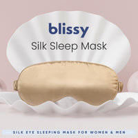Taupe Silk Sleep Mask