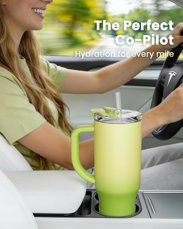 Green Insulated Travel Mug