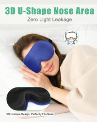 3D Contoured Sleep Mask (Set of 2)