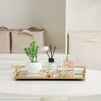 Champagne Gold Mirrored Tray