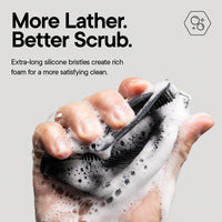 Charcoal Silicone Body Scrubber